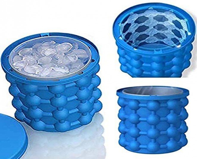 Ice Genie Ice Cube Maker Space Saving Soft Silicone in Pakistan
