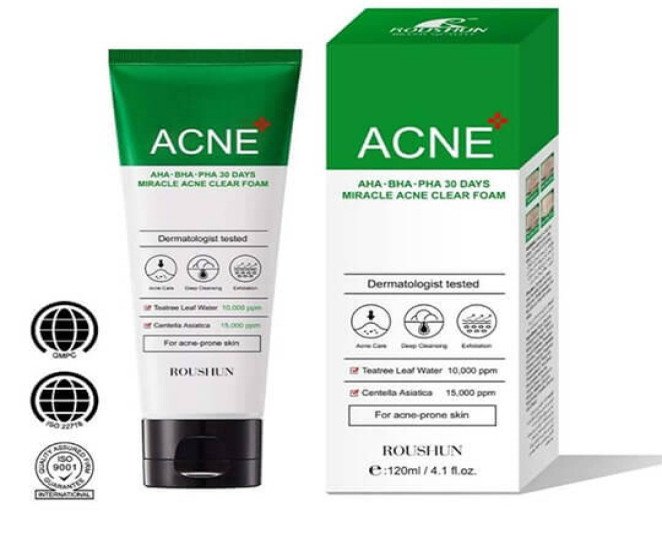 Roushun 30 Days Miracle Acne Clear Foam Price in Pakistan